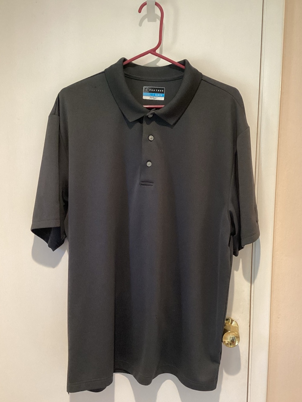 Men's Grey PGA Tour Polo Shirt.  Size XL